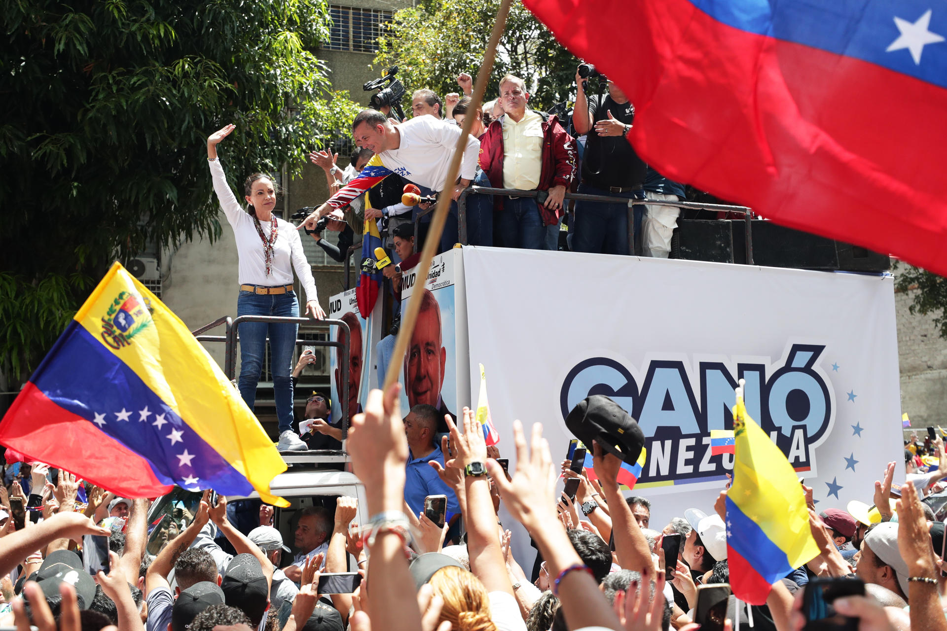 María Corina Machado: Vamos a tomar las calles de Venezuela y el mundo, esta vez es distinto (Video)