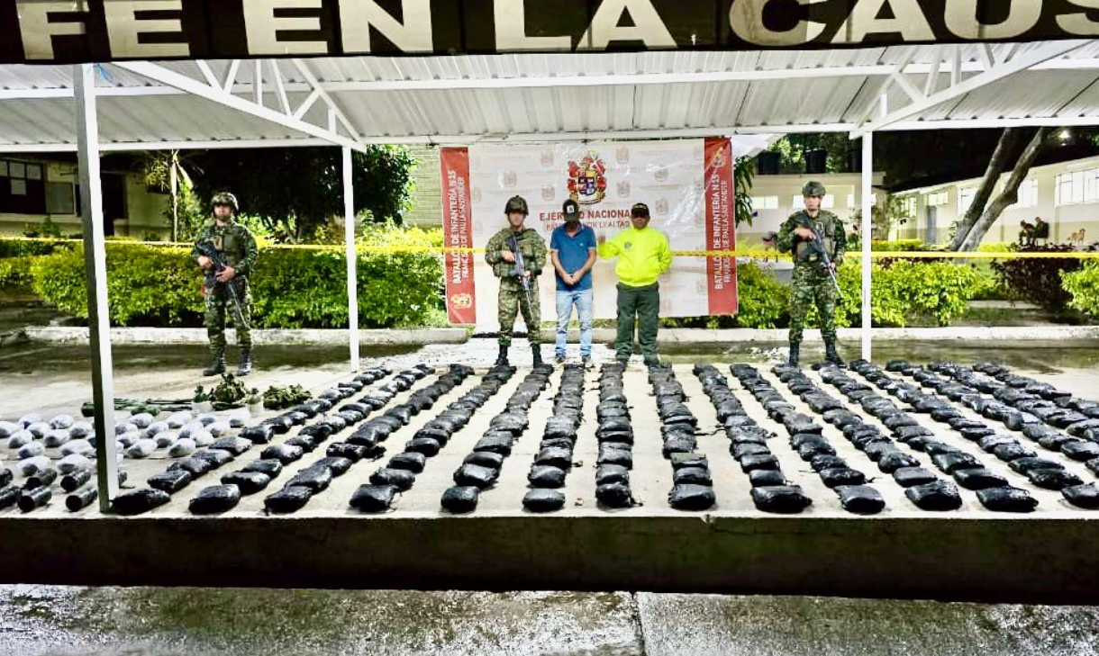 Cayó miembro del ELN que transportaba armas y explosivos en Ocaña, muy cerca de Venezuela