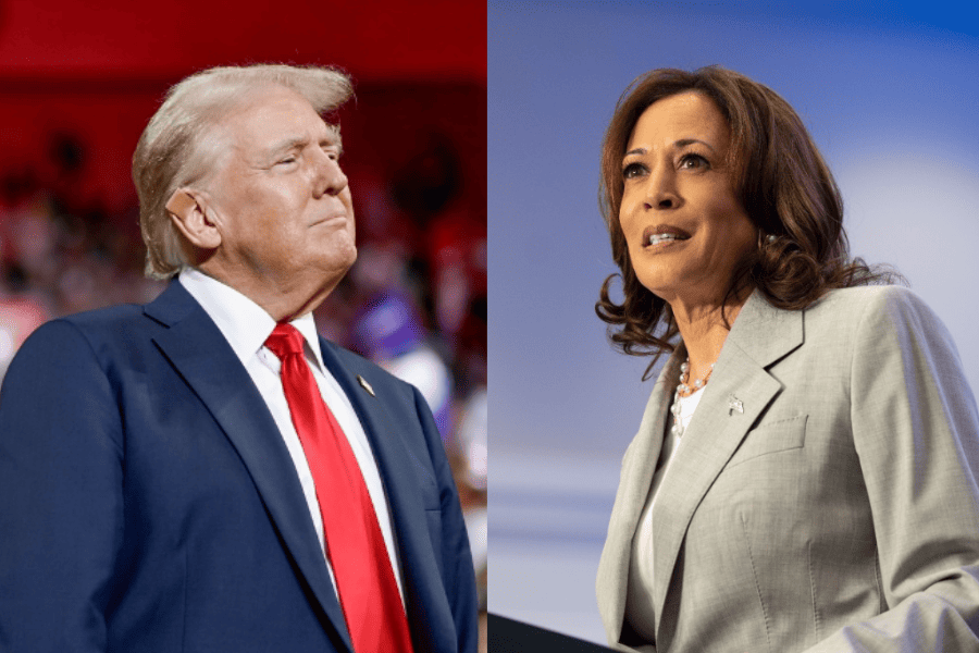 Kamala Harris y Donald Trump siguen empatados, pero uno de ellos lleva una leve ventaja en estado clave