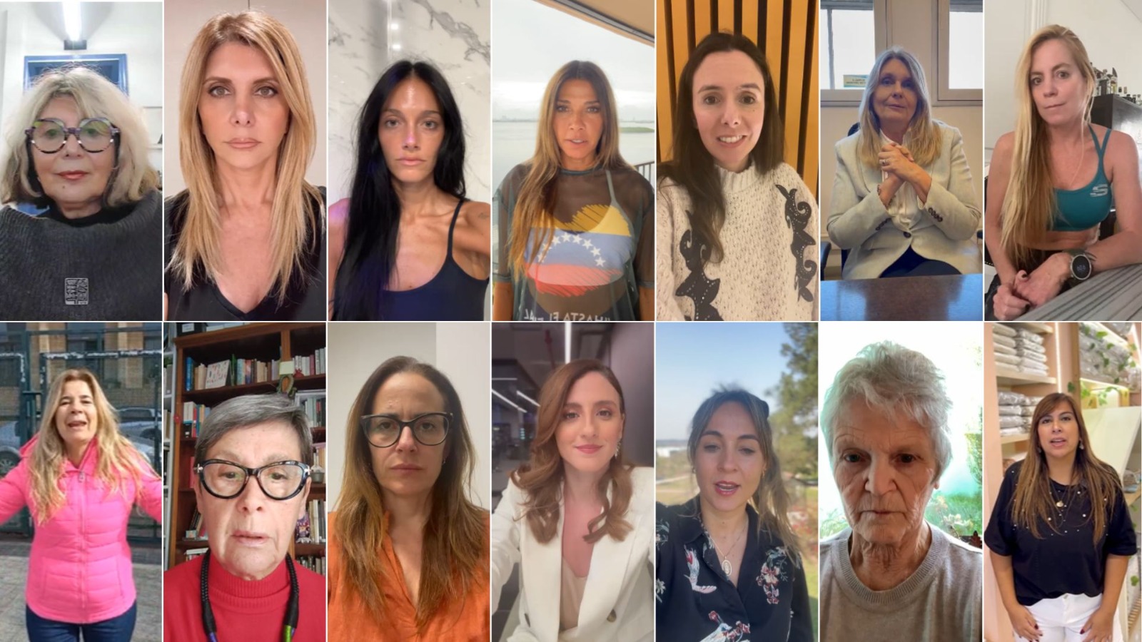 Grupo de referentes argentinas se unieron para exigir que cese la represión contra las mujeres en Venezuela (Video)