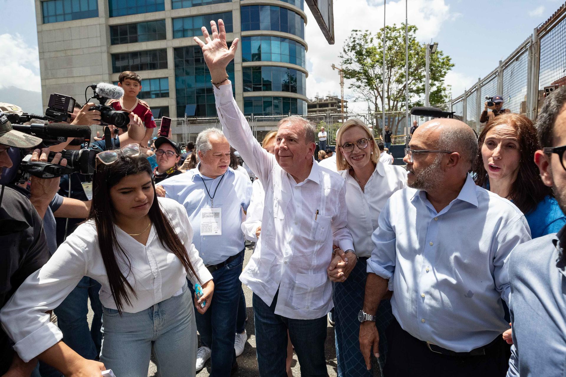 Venezolanos protestan en Bélgica para exigir el reconocimiento de Edmundo González como presidente