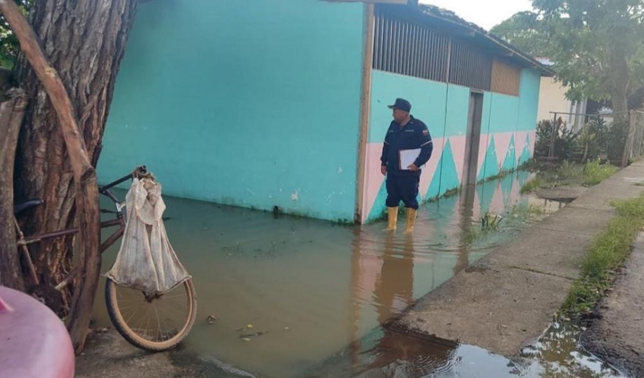 Intensas lluvias causan afectaciones en municipio Zaraza del estado Guárico