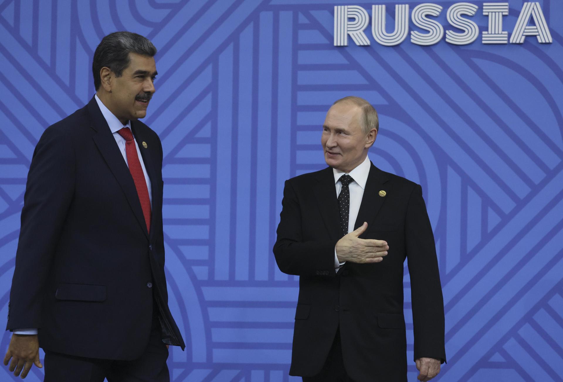 Putin dijo que Maduro es el presidente electo de Venezuela pese a que las actas indican lo contrario