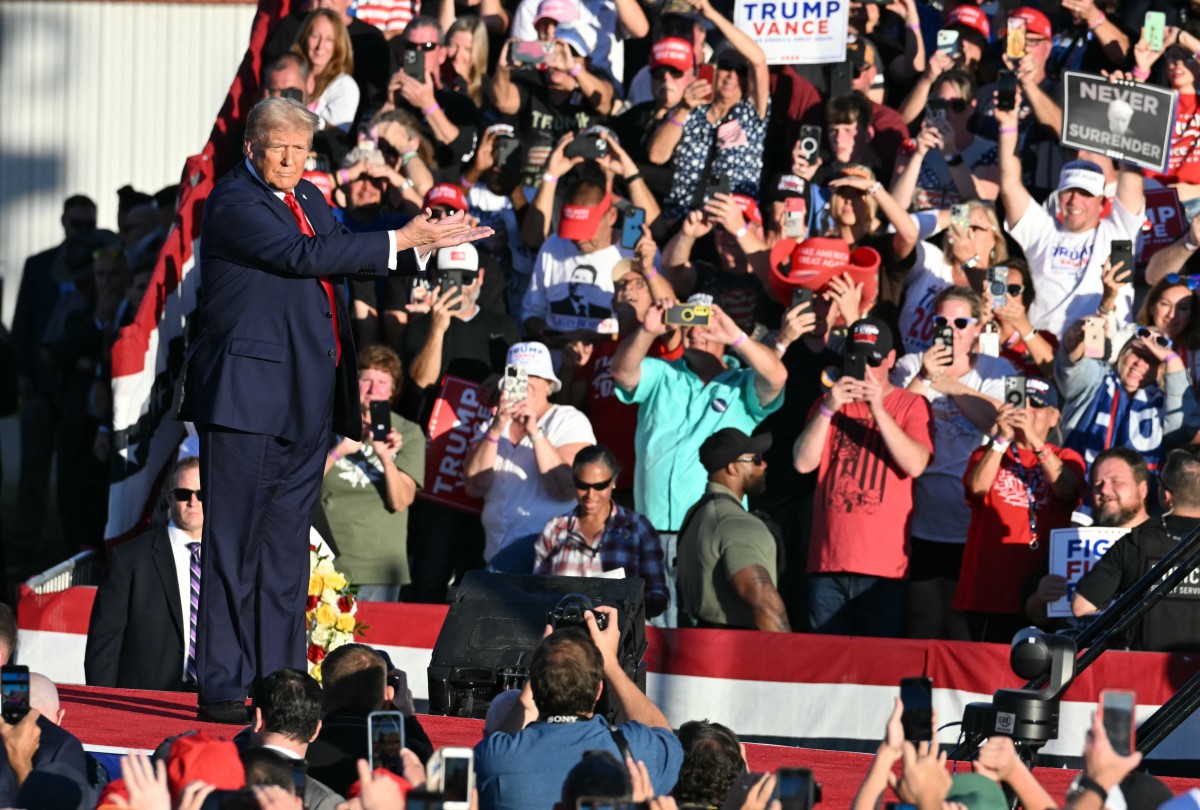 Donald Trump volvió a criticar a migrantes indocumentados durante mitin en Wisconsin