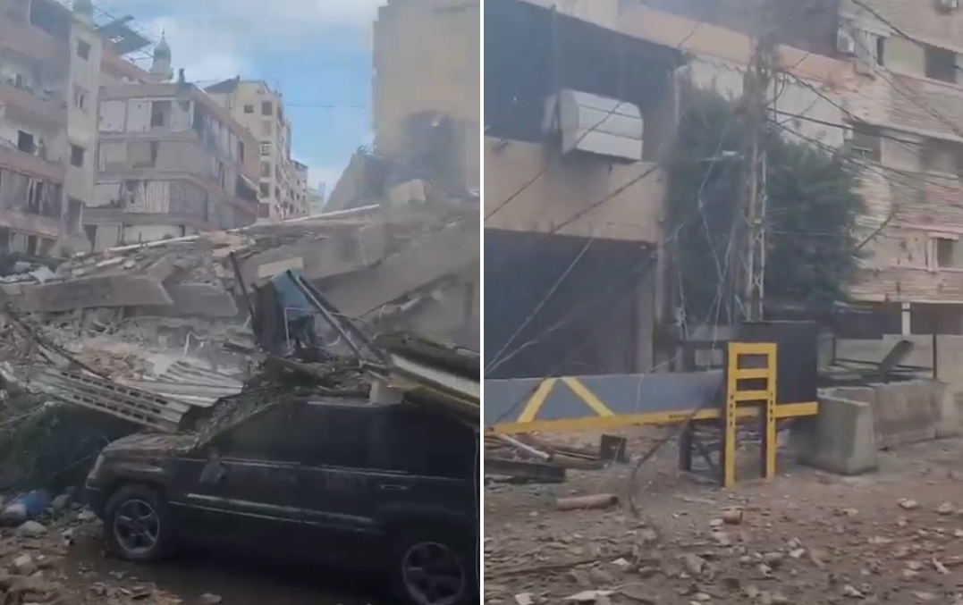 Bombardeo israelí destruyó la sede de una televisora en Beirut (video)