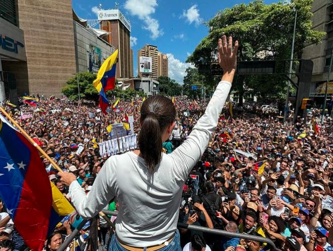 María Corina Machado llamó a una enorme protesta dentro y fuera de Venezuela para el #1Dic