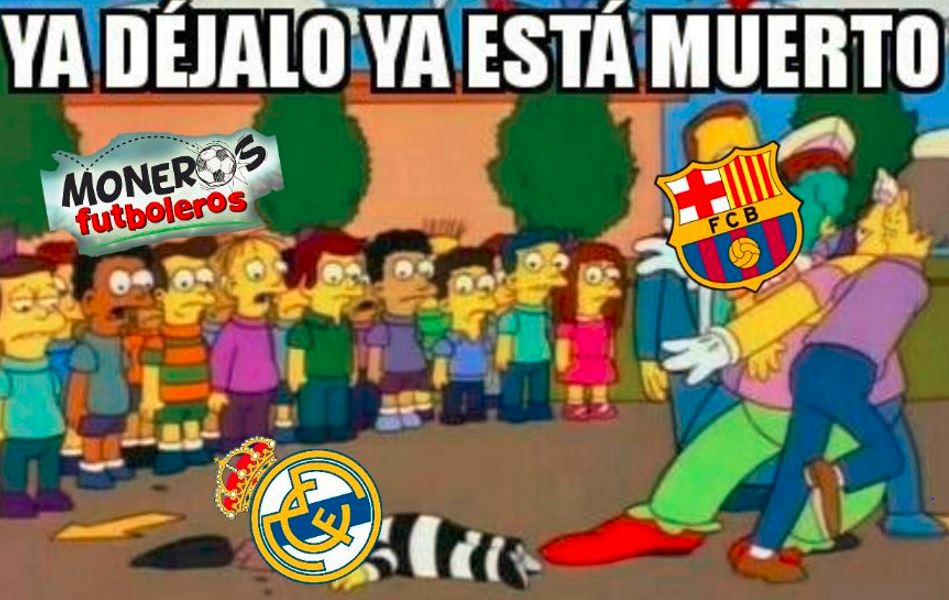 Los memes del Clásico: la goleada del Barcelona al Real Madrid generó una variedad de reacciones