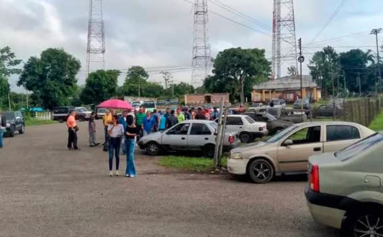 Transportistas de Caripito protestaron contra “piratas” que invaden rutas en Monagas