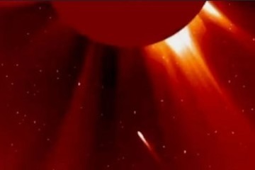 La Nasa filmó el extraordinario momento en que el Sol “se tragó” un cometa (VIDEO)