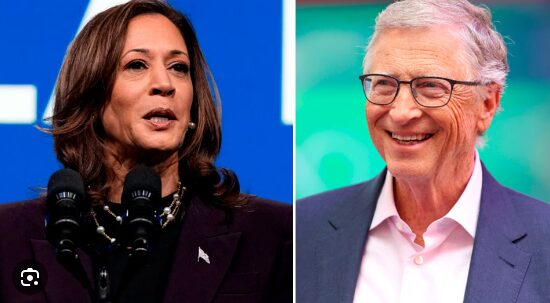 Bill Gates respaldó a Kamala Harris con 50 millones de dólares, según The New York Times