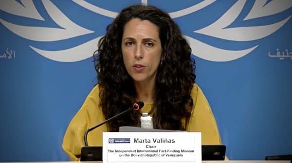 Marta Valiñas: Es importante que las violaciones de DDHH en Venezuela sigan siendo objeto de discusión