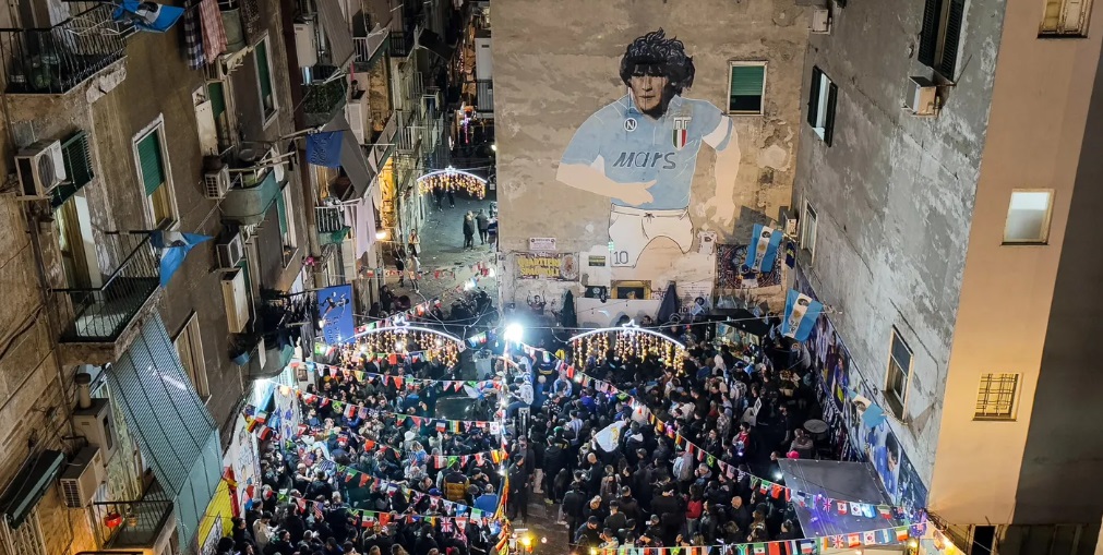 El santuario de Maradona en Nápoles, segundo lugar más visitado de Italia tras el Coliseo