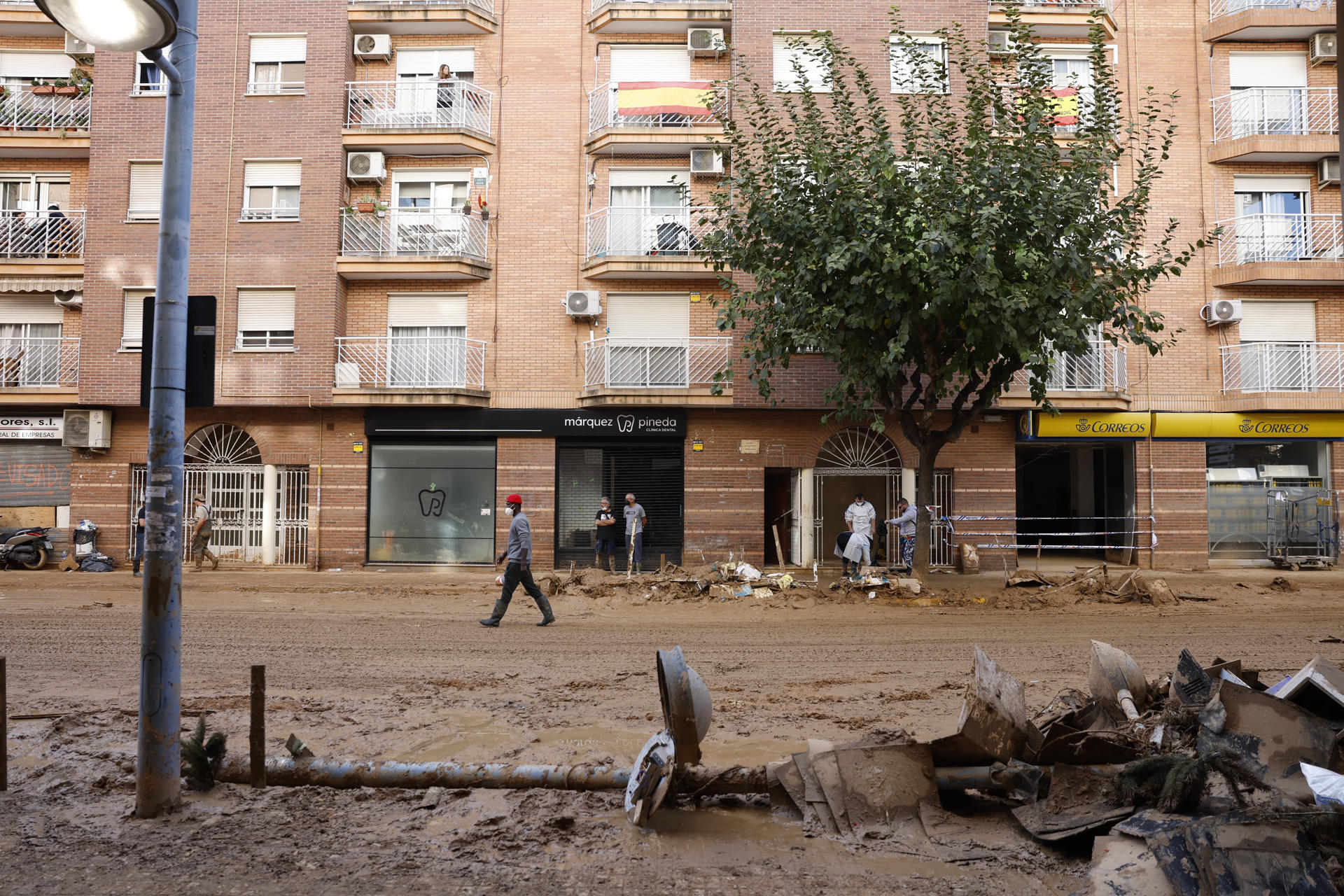 Cifra de fallecidos por lluvias torrenciales en España se elevó a 222