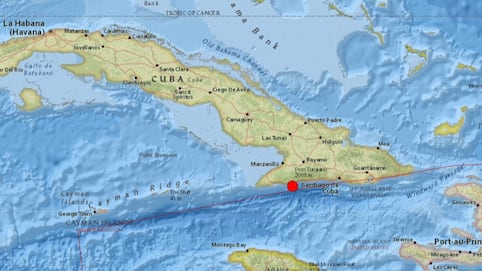 Potente terremoto de magnitud 5,9 sacudió la costa sur de Cuba