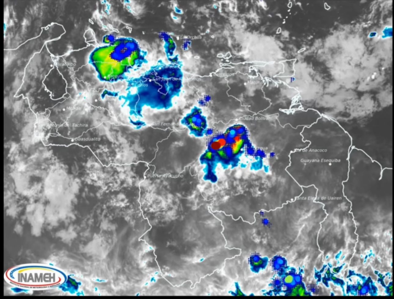 Inameh prevé lluvias para la gran Caracas este #17Nov