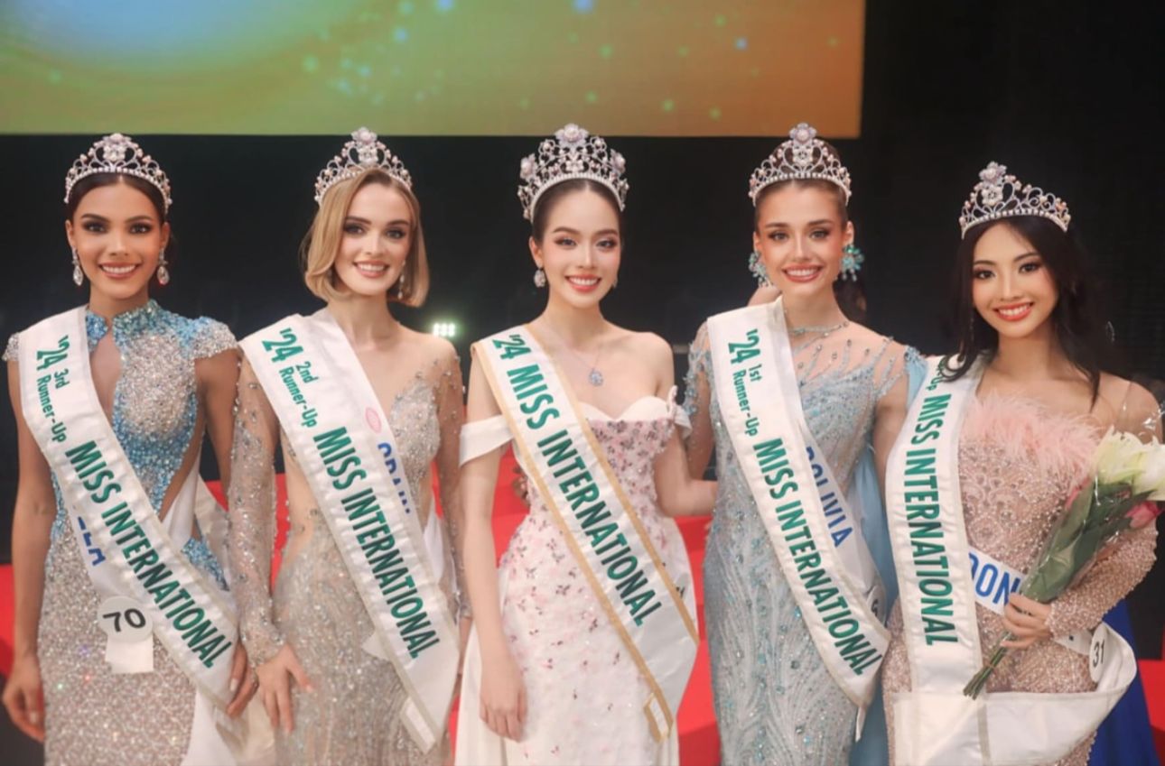 La venezolana Sakra Guerrero quedó como tercera finalista en el Miss International 2024