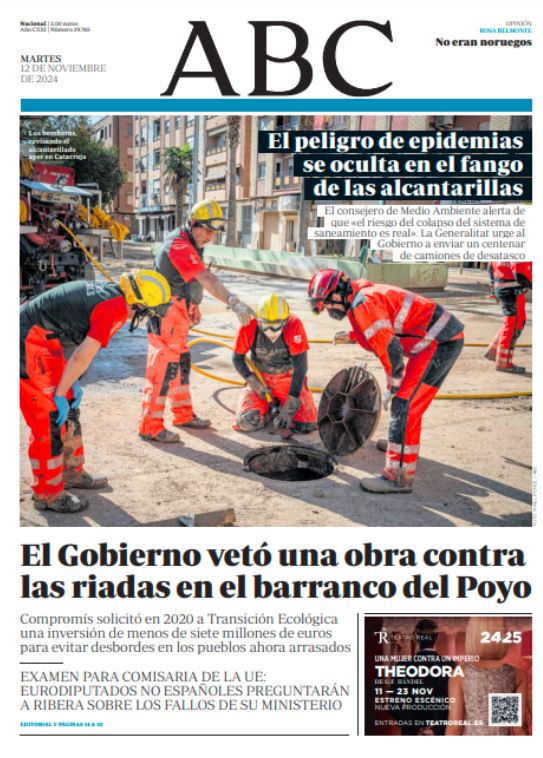 Portadas de la prensa internacional de este martes 12 de noviembre de 2024