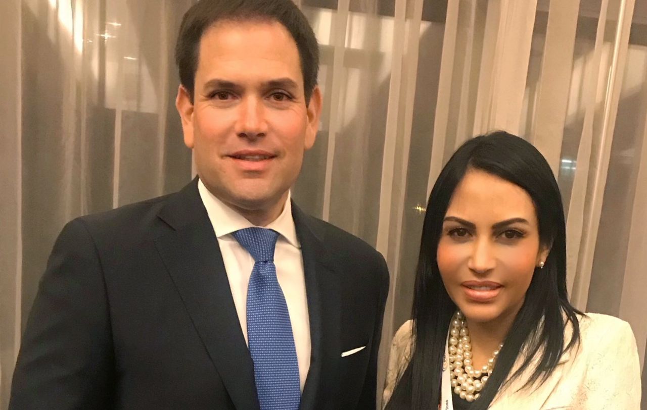 Delsa Solórzano felicitó a Marco Rubio tras su nombramiento como Secretario de Estado de EEUU