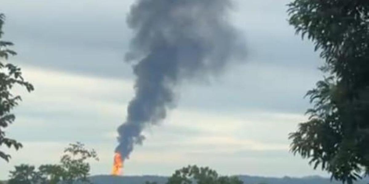 VIDEO: Captan la temible erupción de un volcán de lodo en Colombia