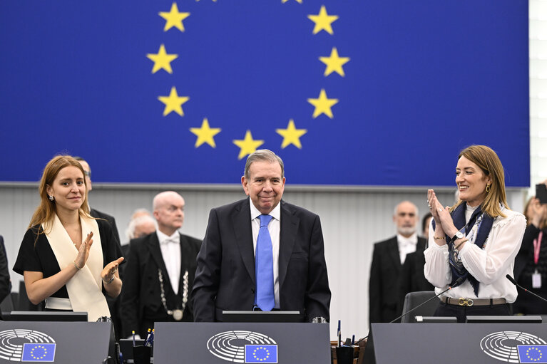 Edmundo González after receiving the Sakharov Prize: Our country will resume the course that our people have already set