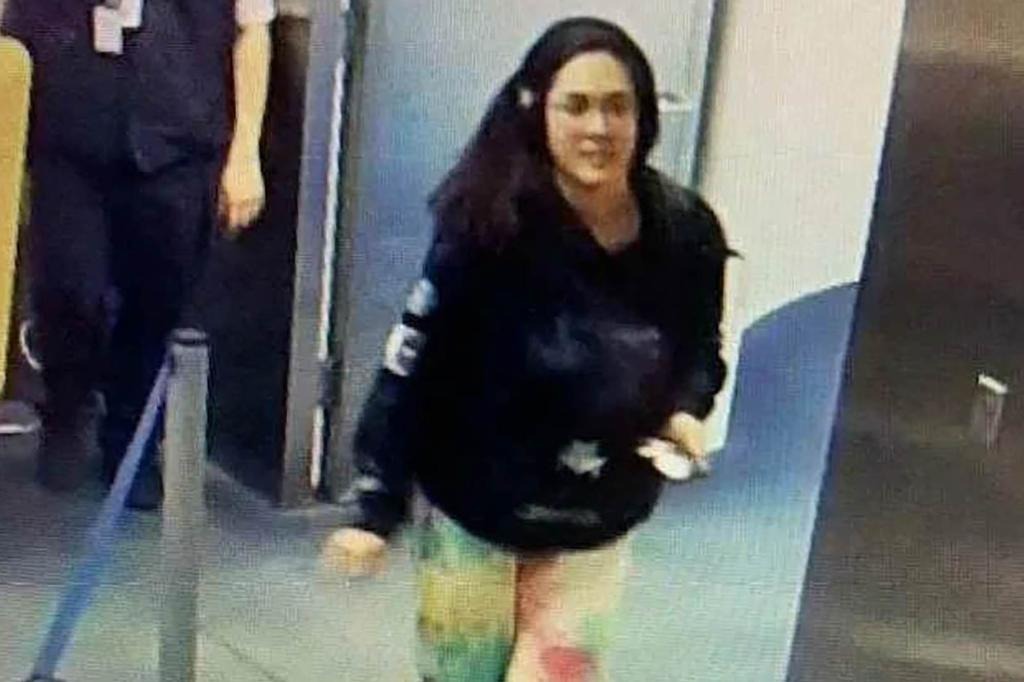 La mujer desaparecida tras perder un vuelo en Los Ángeles fue filmada mientras cruzaba a México