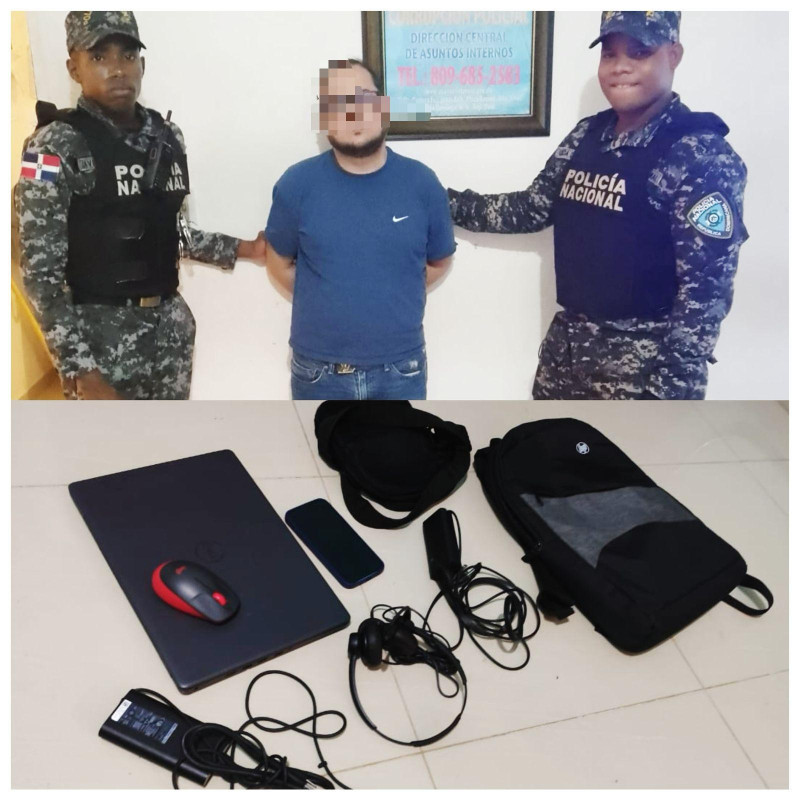 Detenido venezolano que intentó introducir dispositivos electrónicos a una cárcel en República Dominicana