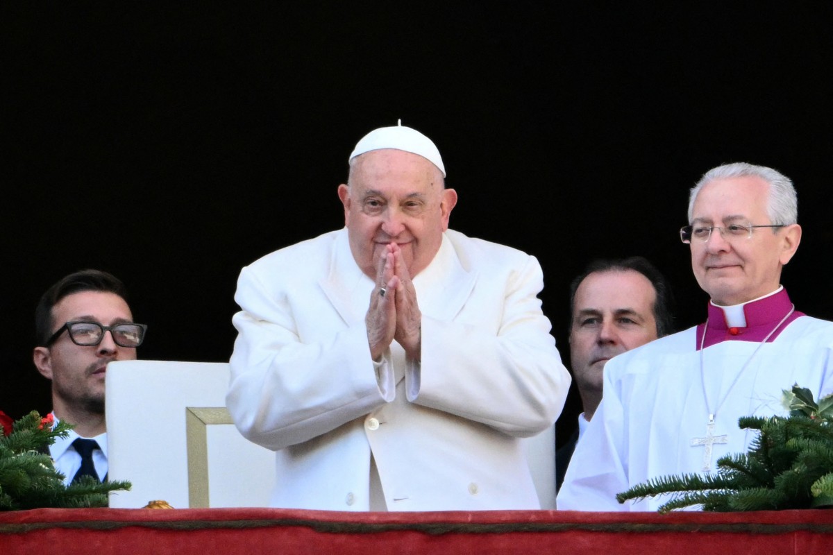 El papa Francisco pidió en su mensaje de Navidad soluciones para promover la armonía social en Venezuela