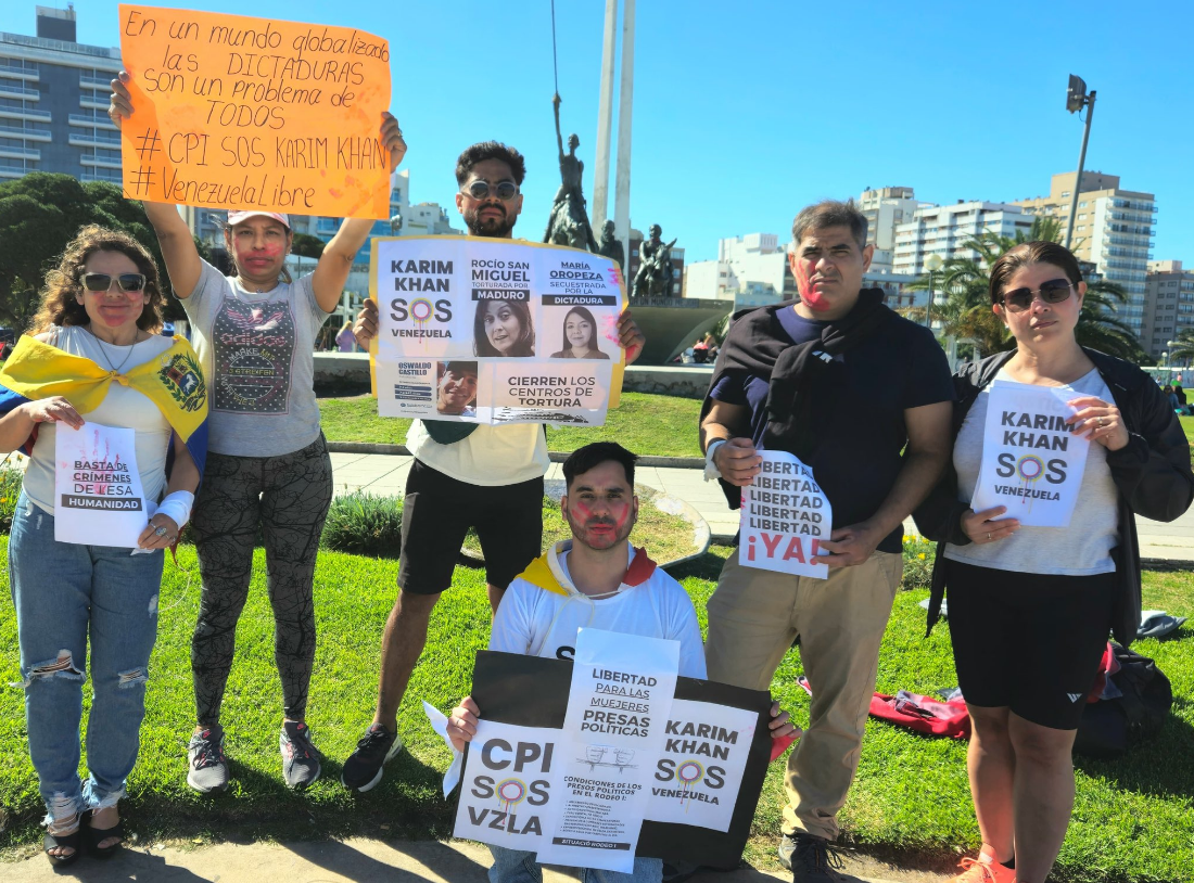 En VIDEO: venezolanos en Argentina reclamaron por el cese de los crímenes de lesa humanidad