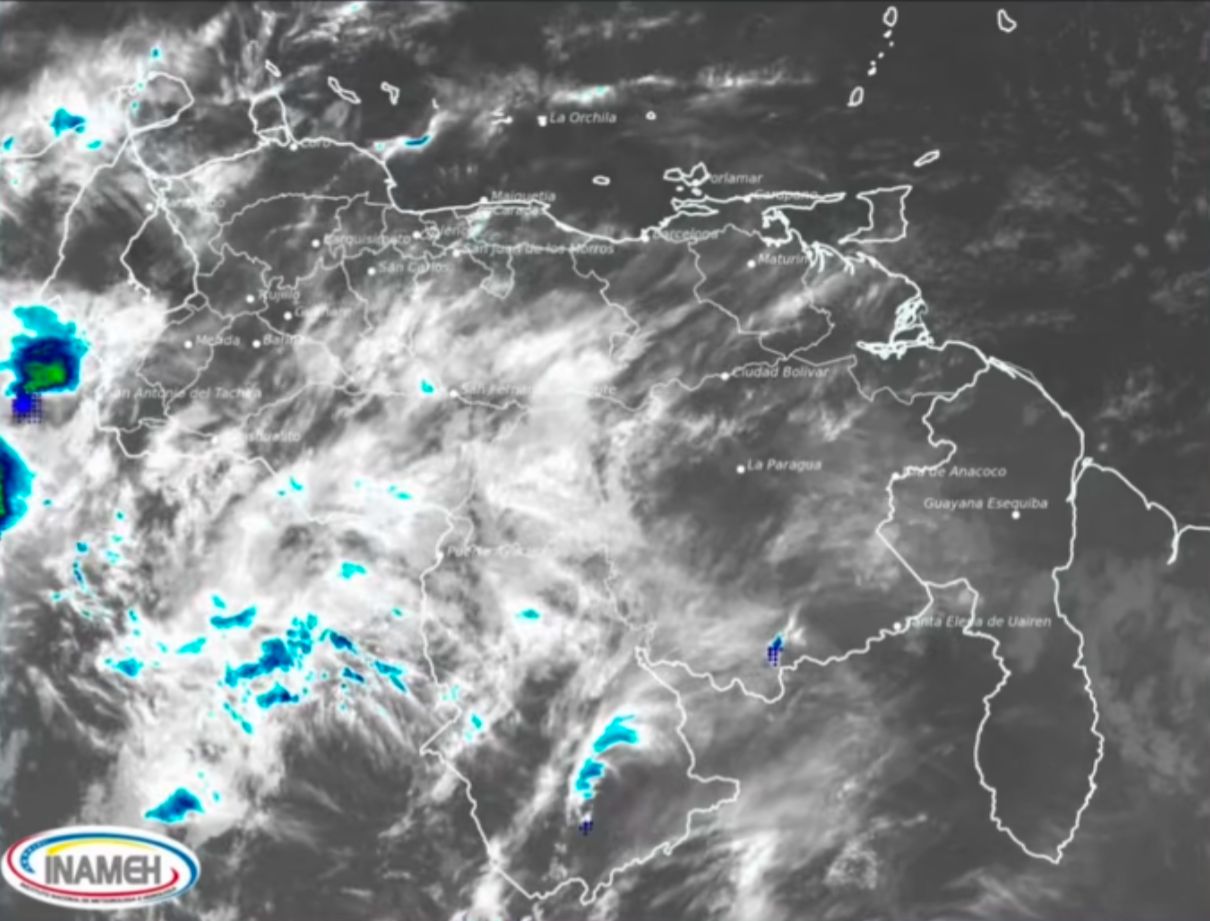 Inameh prevé cielo parcialmente nublado y lluvias dispersas en gran parte del país este #22Dic