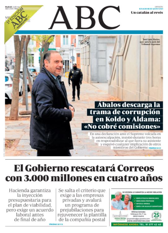 Portadas de la prensa internacional de este viernes 13 de diciembre de 2024