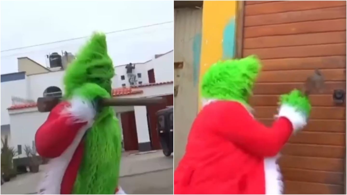 Policía se disfrazó de El Grinch y desbarató una banda de narcotraficantes (VIDEO)