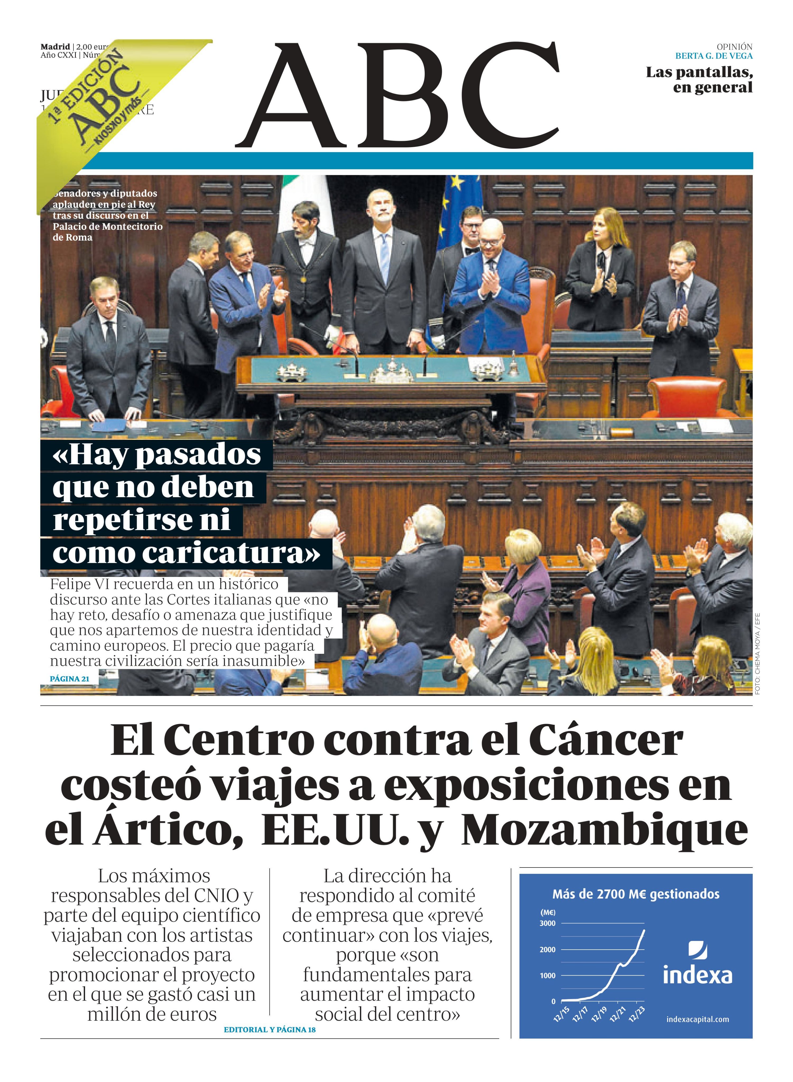 Portadas de la prensa internacional de este jueves 12 de diciembre de 2024