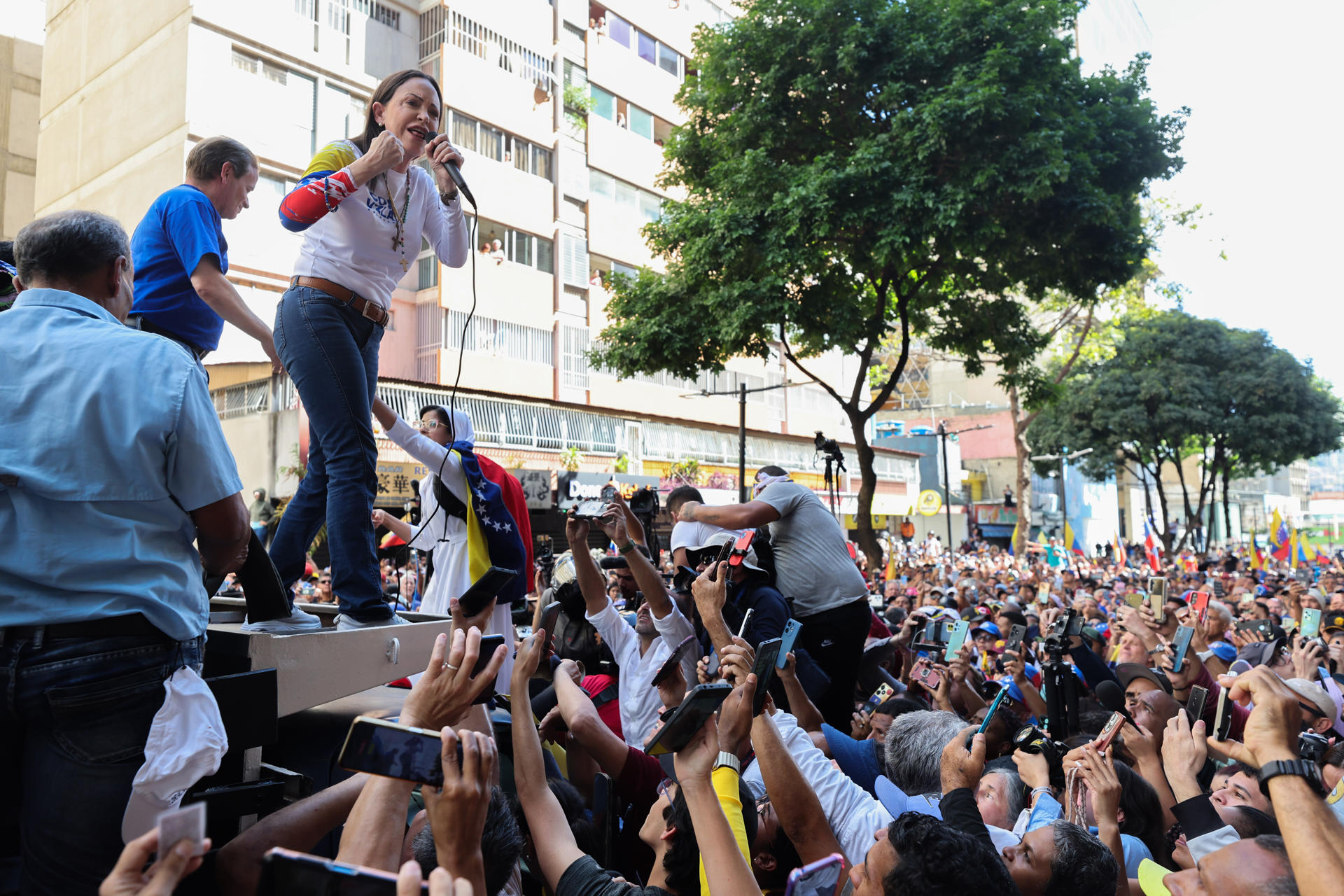 María Corina Machado: Lo que pasó ayer demuestra las contradicciones que hay dentro del régimen