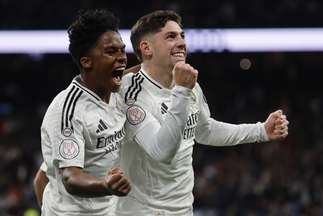 En la prórroga, Endrick y Valverde meten al Real Madrid en cuartos de Copa del Rey