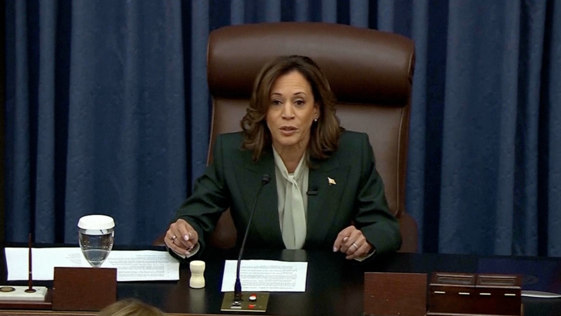 Kamala Harris arruinó uno de sus últimos actos como vicepresidenta con impactante error (VIDEO)