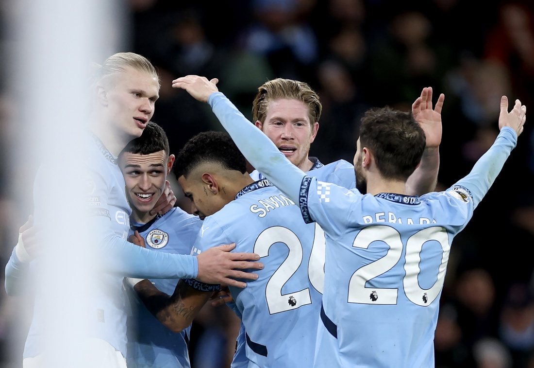 El Manchester City avanzó en la FA Cup tras un festín de goles al Salford City