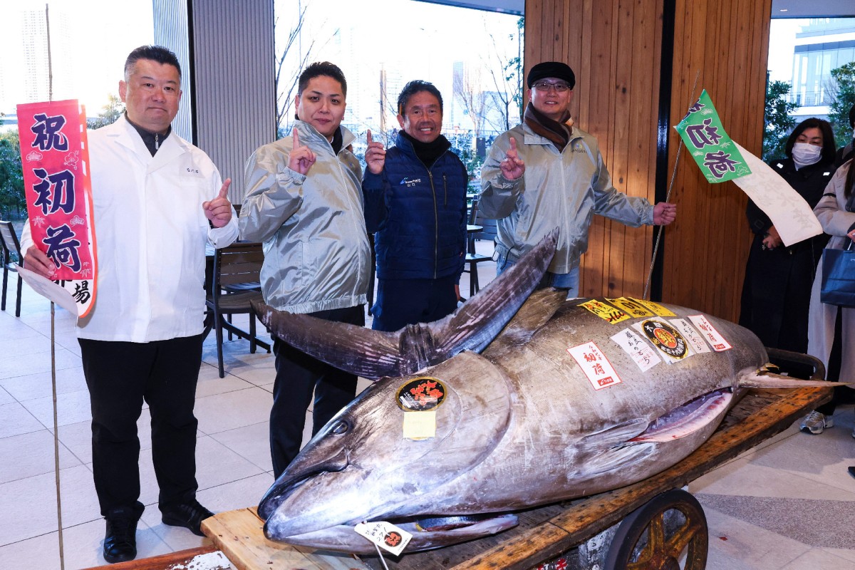 Un atún rojo se vendió en más de un millón de dólares en una subasta en Japón