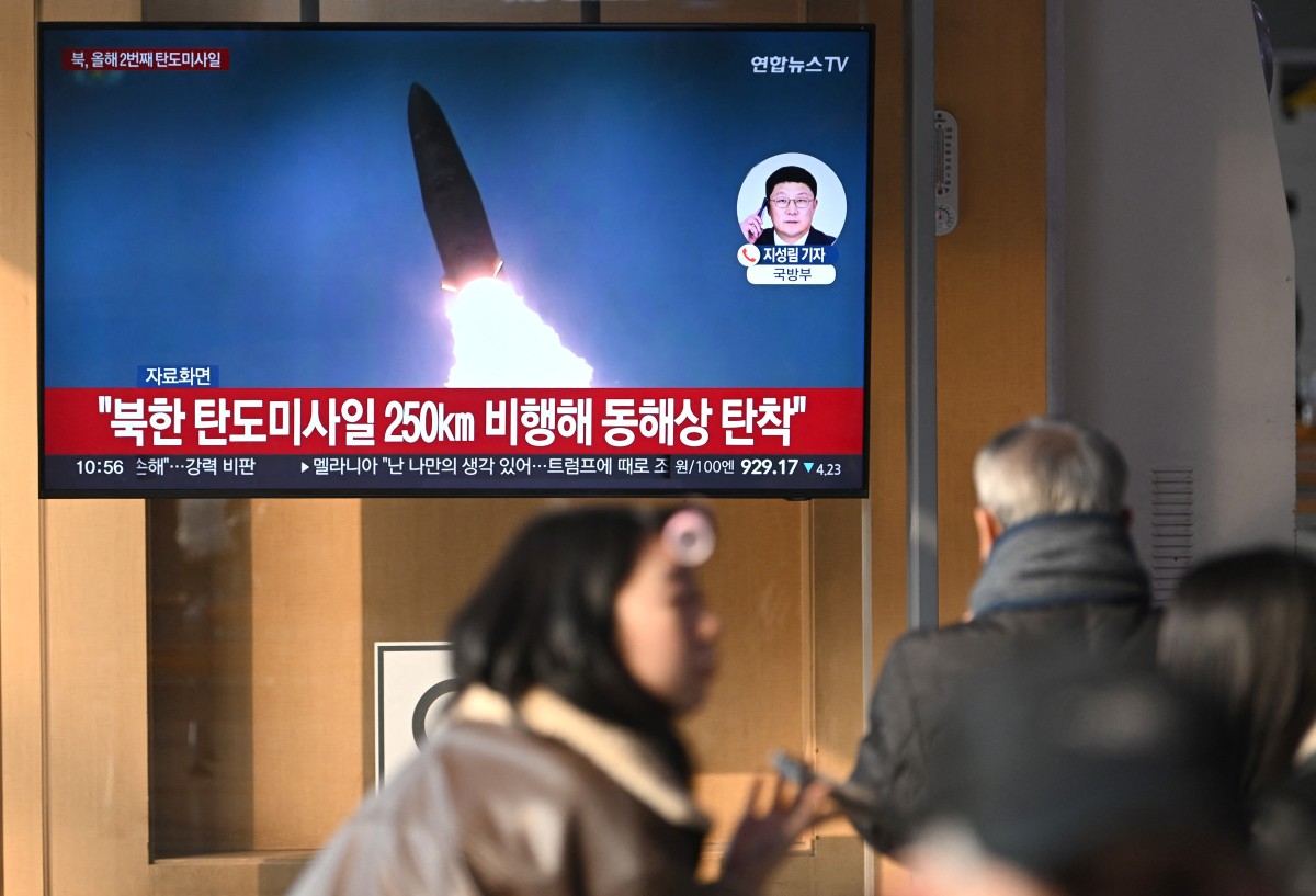 Corea del Norte dispara al mar misiles balísticos de corto alcance