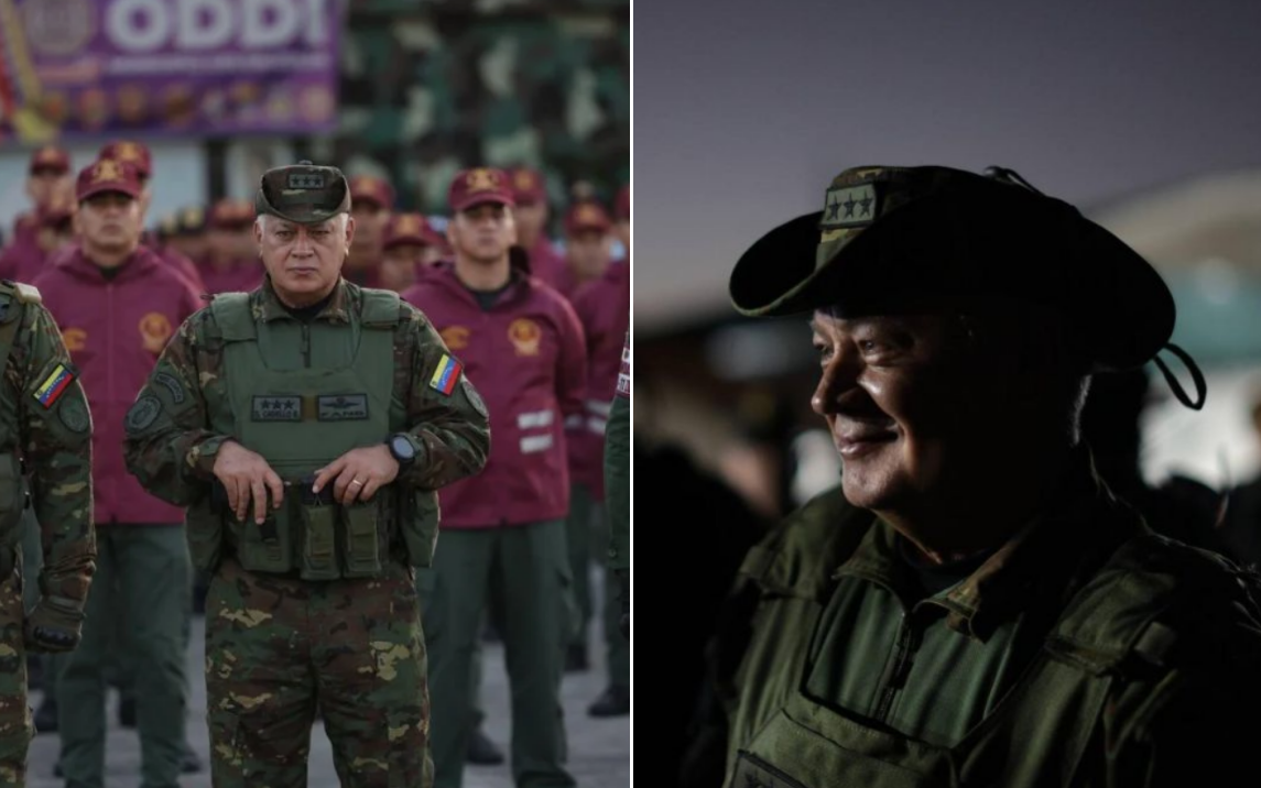 Diosdado Cabello volvió a pelearse con la almohada y madrugó con el uniforme puesto (VIDEO)