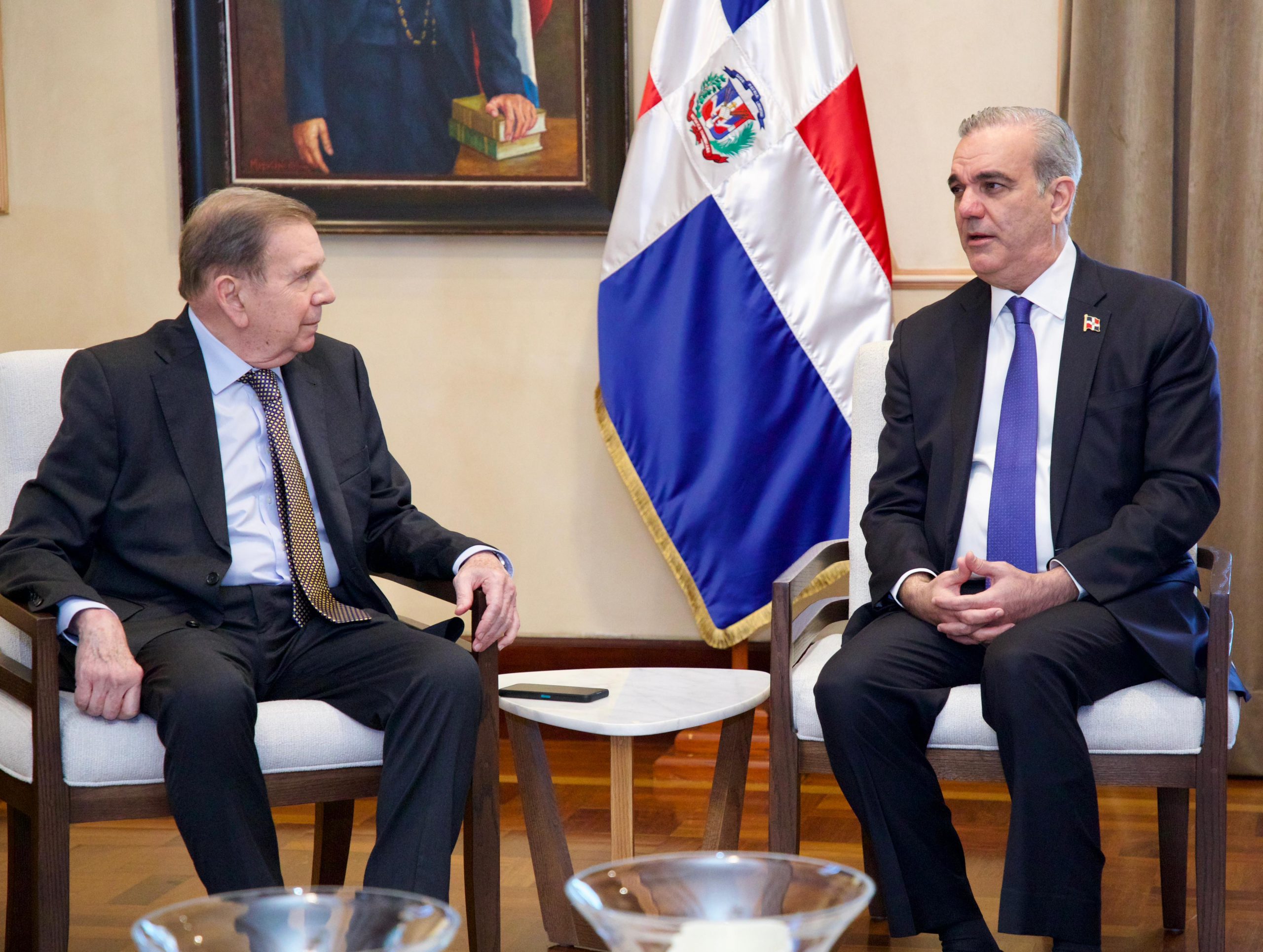 Edmundo González se reunió con el presidente de República Dominicana, Luis Abinader (FOTOS)