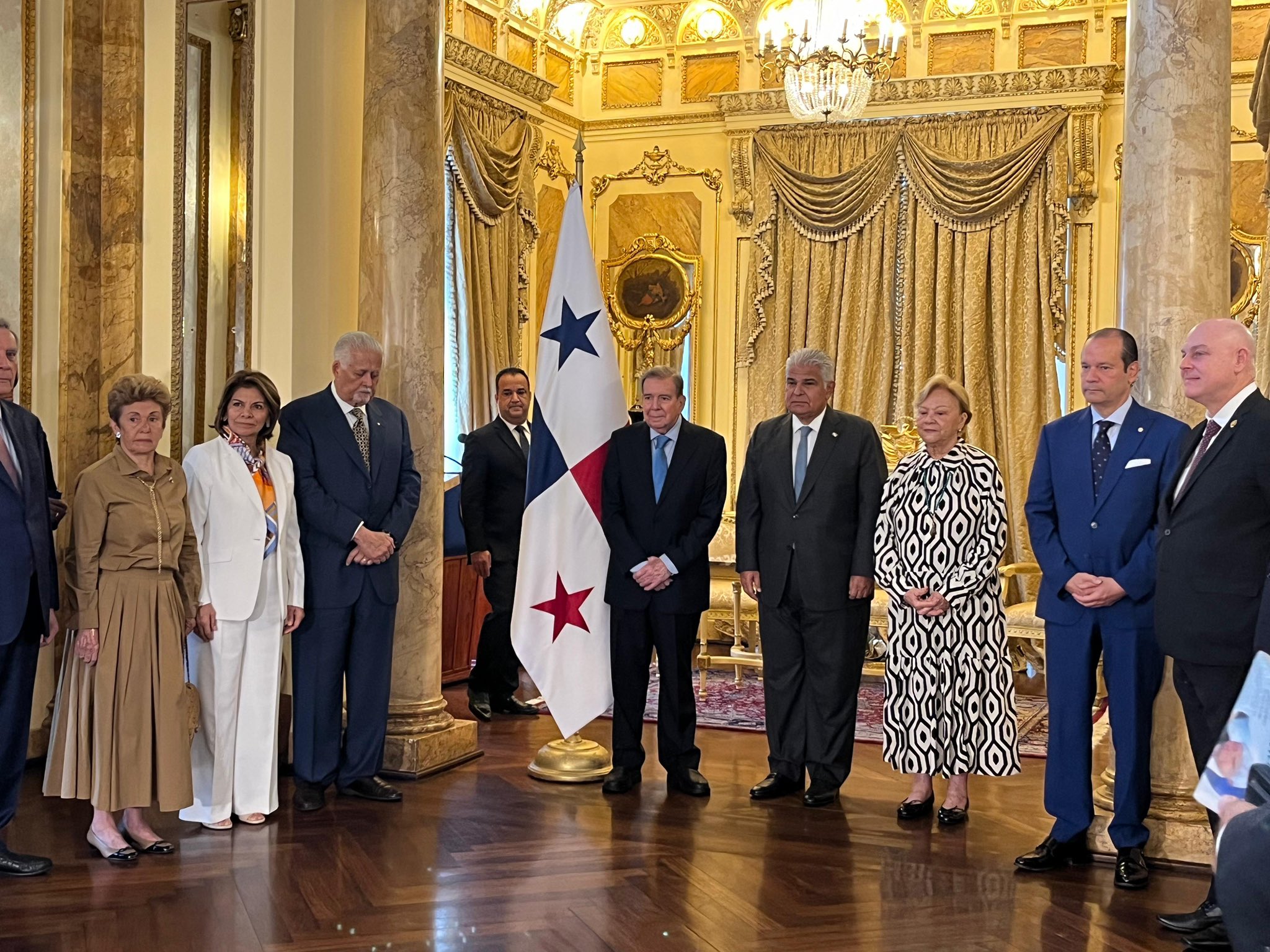 Edmundo González se reunió con el presidente de Panamá, José Raúl Mulino (FOTOS)