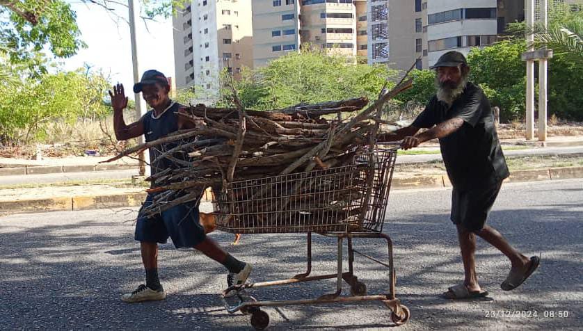 La Navidad en Margarita se cocinó a leña por la crisis de gas doméstico