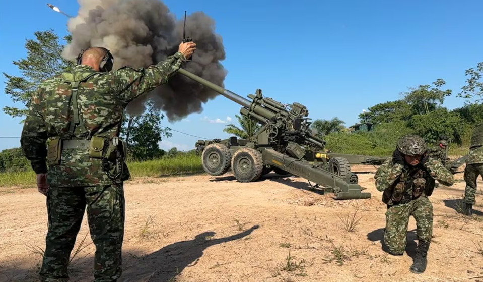 Ejército colombiano intensifica operativos contra el ELN en el Catatumbo con artillería pesada