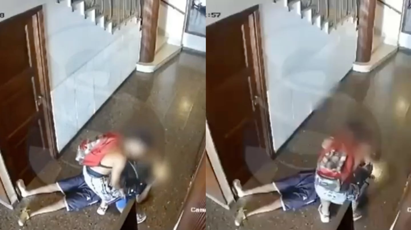 Muere de un infarto y ladrón aprovechó para robarle la billetera (VIDEO)