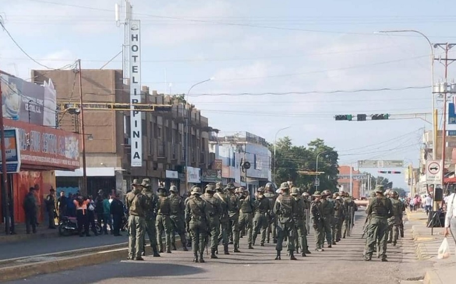 Fuerzas policiales y militares toman calles y avenidas del estado Lara