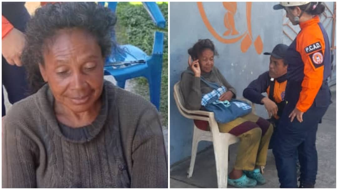 Mujer que deambula en Barrancas de Barinas dice ser de Lara y esperan que aparezcan sus familiares