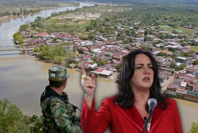 María Fernanda Cabal aseguró que el ELN está vinculado con militares venezolanos