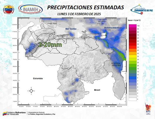 Inameh prevé cielo con poca nubosidad y sin lluvias en gran parte de Venezuela este #3Feb